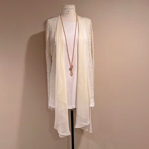 Luxurious, Sheer Beaded Jacket from Lotus Threads